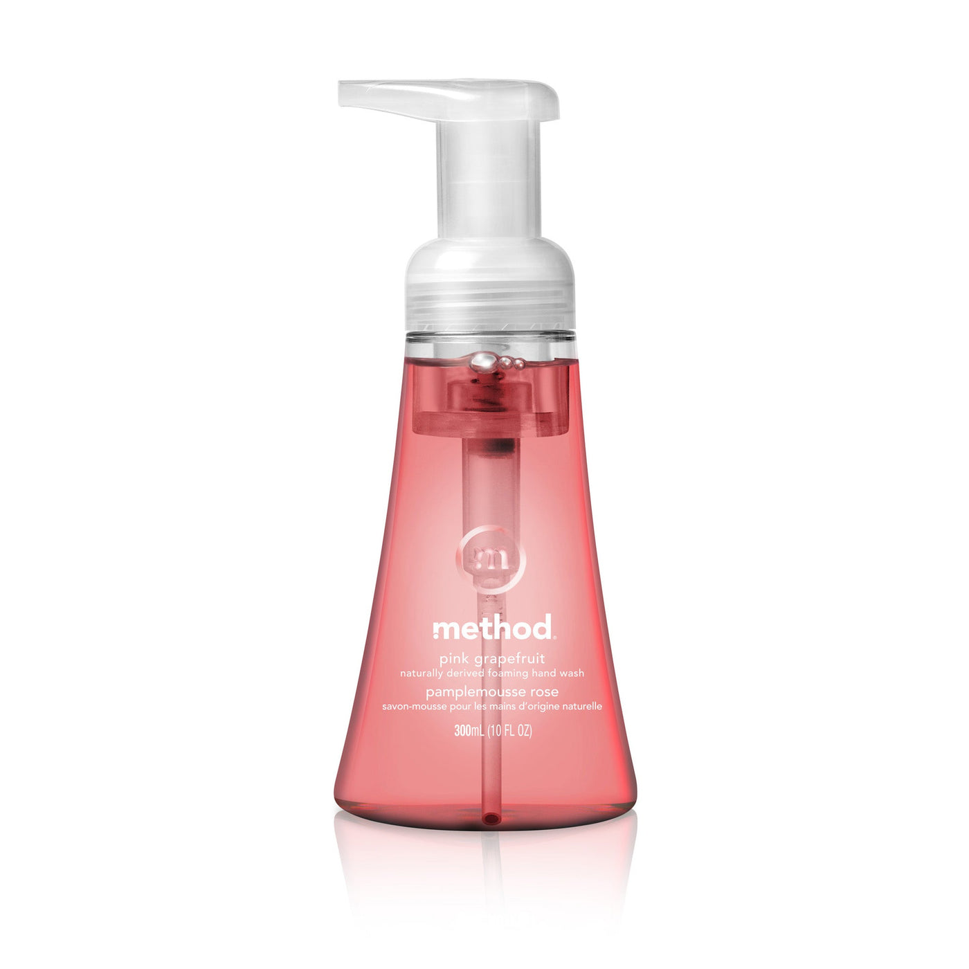 method foaming hand wash 300ml - pink grapefruit