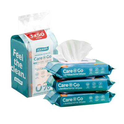 50 Wipes (Bundle of 3) - Antibacterial Classic Wipes