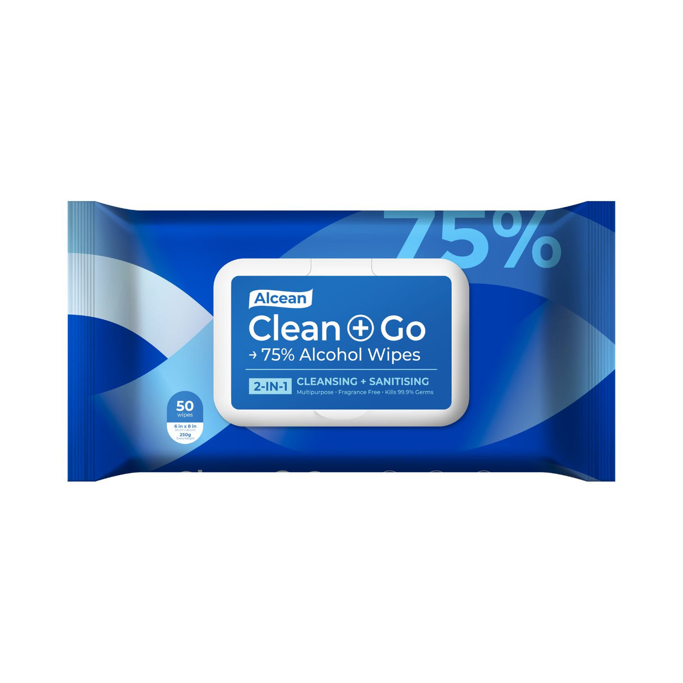 50 wipes (Bundle of 3) - 75% Alcohol Classic Wipes