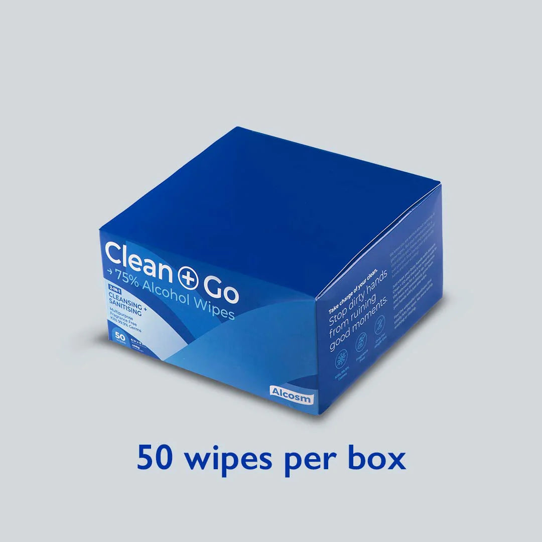 75% Alcohol Wipes 50s (individual packs)